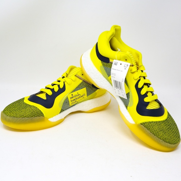 adidas Marquee Boost Low Yellow Purple G27743 sz 9 - Picture 6 of 8